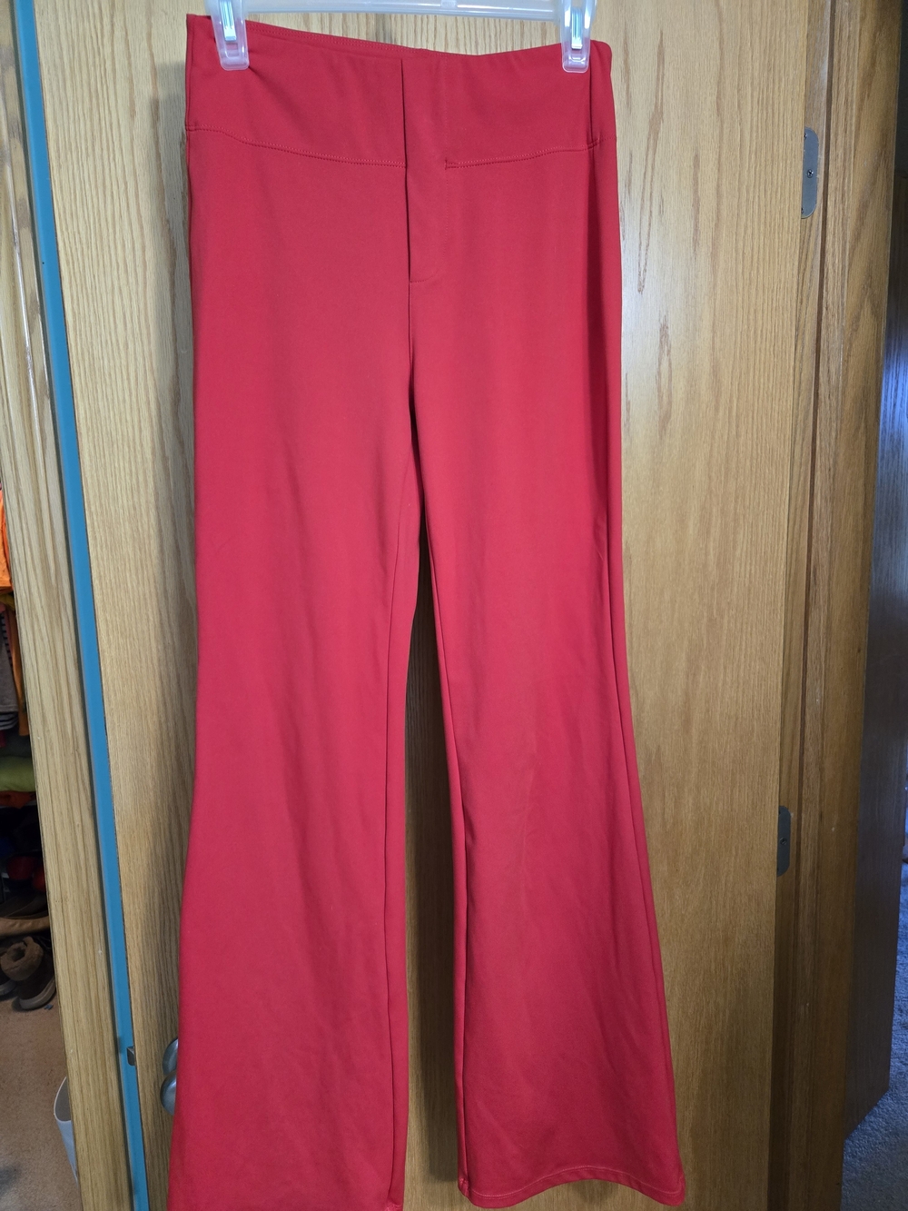 HALARA Red Flare Pants